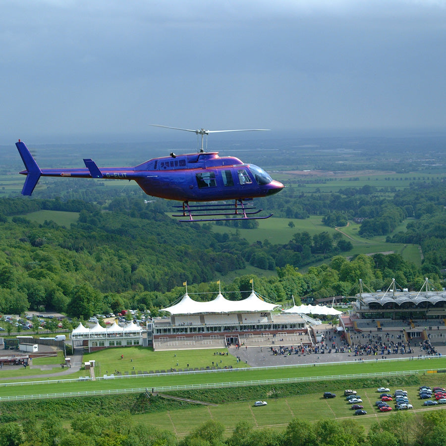 Helicopter Experience Goodwood Gallop