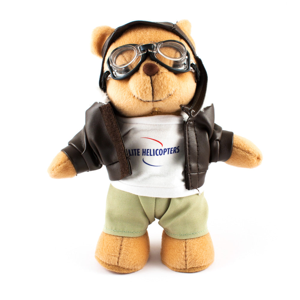 biggles goggles Junior Pilot 'Biggles' Bear – Elite Helicopter Flights